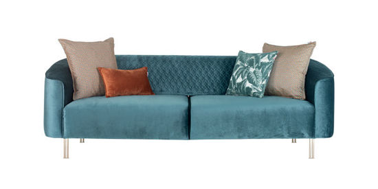 Norel 3 Seater Embroidered Sofa